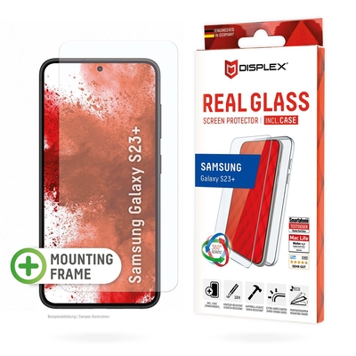 Product Screen Protector E.V.I. Displex REAL GLASS + CASE GALAXY S23+ base image