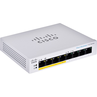 Product Network Switch Cisco CBS110 UNMANAGED 8-PORT GE base image