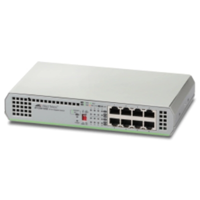 Product Network Switch Allied Telesis L2 UM. GE 8P EXT.PSU base image