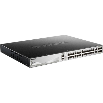 Product Network Switch D-Link 30-PORT POE STACKABLE base image