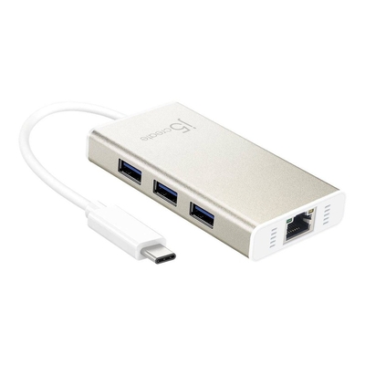 Product USB Hub J5create USB-C MULTI-ADAPTER GIGABIT base image