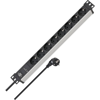Product Πολύπριζο Ασφαλείας Brennenstuhl STECKDOSENLEISTE ALU 8-FACH base image