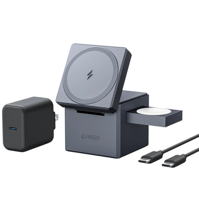 Product Φορτιστής Magsafe Anker CUBE Charger 3-in-1 base image