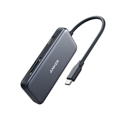 Product Docking Station Anker USB-C Premium 5 In 1 2xUSB3 HDMI Mem Card base image