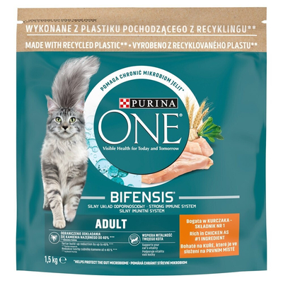 Product Ξηρά Τροφή Γάτας Purina One Bifensis Adult Chicken 1,5 kg base image