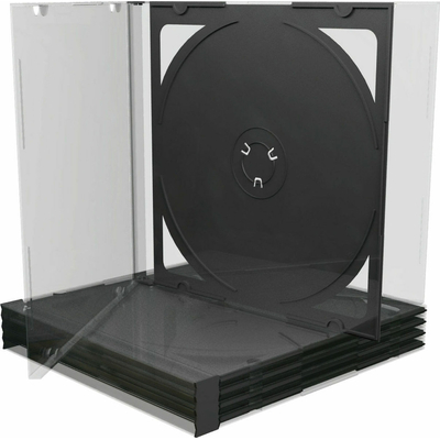 Product Θήκη CD/DVD MediaRange for 2 discs 10.4mm Black Pack 5 (MRBOX31-2) base image