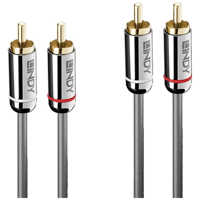 Product Καλώδιο RCA Lindy Dual Phono 3.5mm Cromo line 0.5m base image