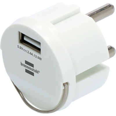Product Αντάπτορας Πρίζας Brennenstuhl Schuko socket insert with USB 2.4 base image