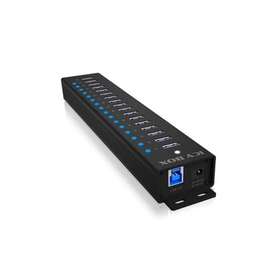 Product USB Hub Icy Box 16x USB; 1x USB Laden USB3.2 Gen1 base image