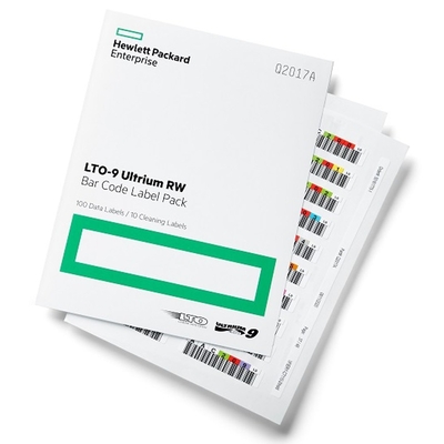 Product Μέσο Αποθήκευσης HPE LTO9 Ultrium Barcode Label (100+10) Q2017A base image
