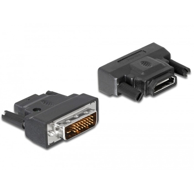 Product Αντάπτορας HDMI Delock HDMI A -> DVI(24+1) F/M base image