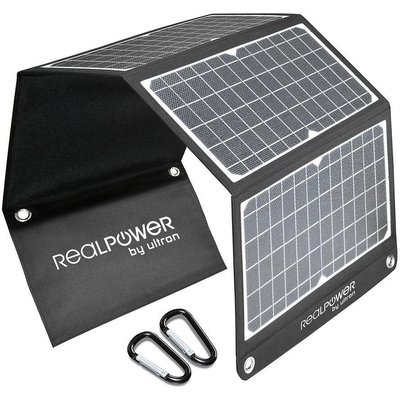 Product Ηλιακός Φορτιστής Realpower SP-22E 22 Watt 3 Panel foldable base image