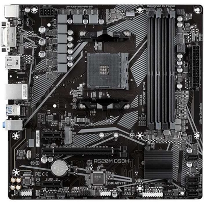 Product Motherboard Gigabyte A520M DS3H V2 (A520,AM4,mATX,DDR4) base image