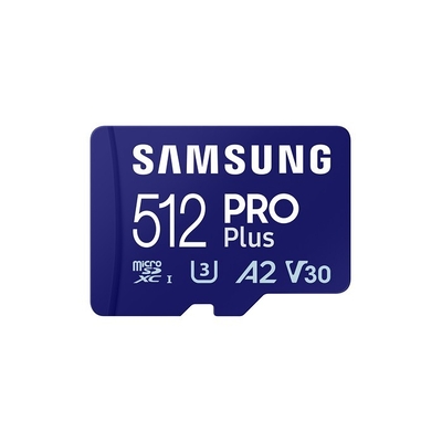 Product Κάρτα Μνήμης MicroSD 512GB Samsung SDXC PRO Ulti.(Class10) Adap base image