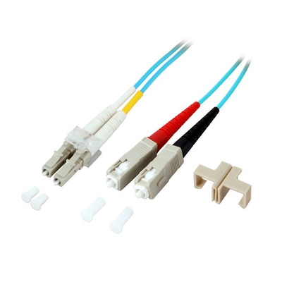 Product Καλώδιο Οπτικής Ίνας EFB Duplex Jumper LC-SC 50/125, OM3, LSZH, aqua, 2.0mm, 2m base image