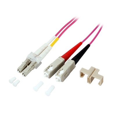 Product Καλώδιο Οπτικής Ίνας EFB Duplex Jumper LC-SC 50/125,OM4,LSZH,violett,2.0mm,5m base image