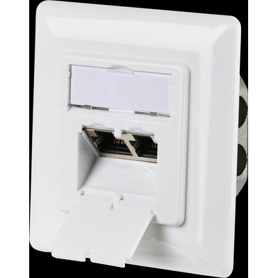 Product Πρίζα Δικτύου EFB socket CAT6a flush-mounted 2--fold RJ45, base image
