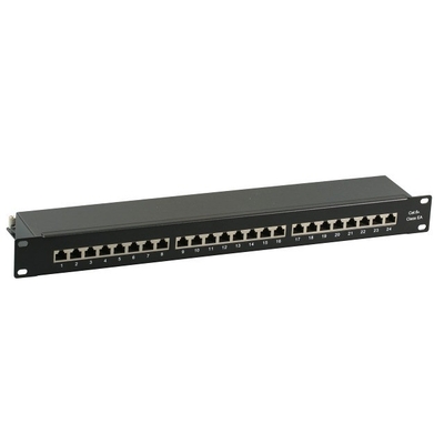 Product Patchpanel Δικτύου EFB STP 24xRJ45 Cat.6A, 19" 1HE, Black base image
