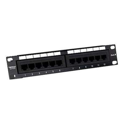Product Patch Panel Trendnet 12-Port Cat. 6 unshielded (10" wide) base image