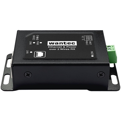Product PoE Adapter Wantec 2wIP E PoE-screw terminal switch side/transmitter base image
