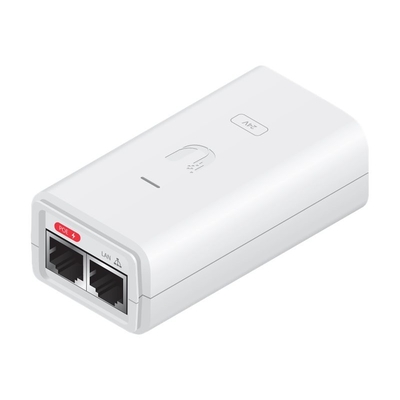 Product PoE Injector Ubiquiti 24VDC, 7W, Gigabit Port, weiss base image