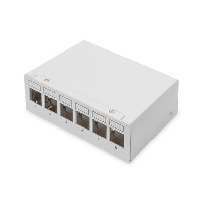 Product Patch Panel Digitus 6-Port Modular White base image