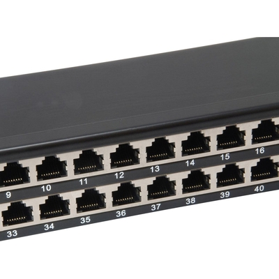 Product Patch Panel Equip 48x RJ45 Cat6 19" 1HE Black base image