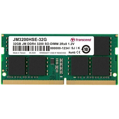 Product Μνήμη RAM Φορητού SO DDR4 32GB 3200 CL22 Transcend JetRam, JM3200HSE-32G base image