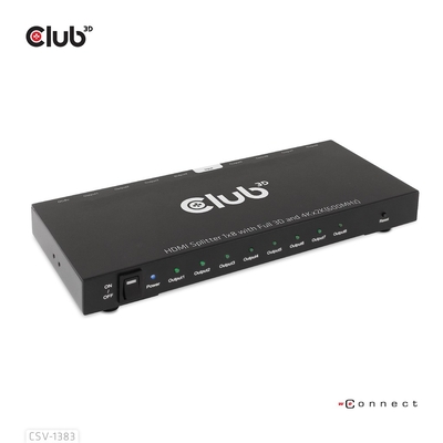 Product HDMI Splitter Club 3D 1 input -> 8 outputs 4K60Hz UHD base image