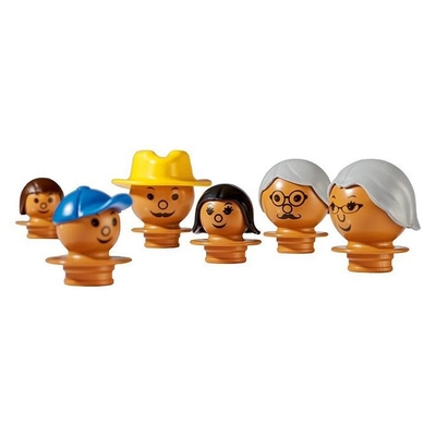 Product Τουβλάκια Plasticant Mobilo Figuren braun 128 6tlg. 3+ base image