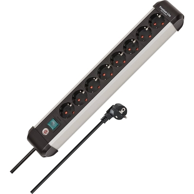 Product Πολύπριζο Ασφαλείας Brennenstuhl power strip Premium-ALU-Line 8-fold 3m base image