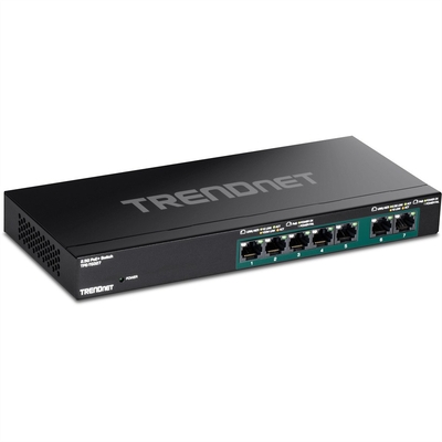 Product Network Switch Trendnet 7-Port Multi-Gig PoE base image