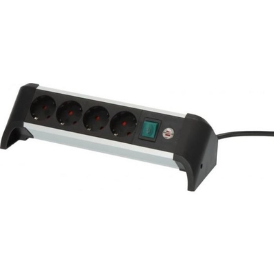 Product Πολύπριζο Ασφαλείας Brennenstuhl power strip ALU-Office-Line 4-fold 1,8m base image