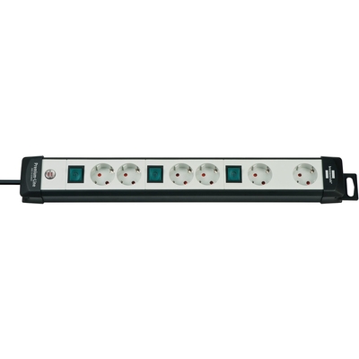 Product Πολύπριζο Ασφαλείας Brennenstuhl power strip Premium-Line 6x Schuko sw/gr base image