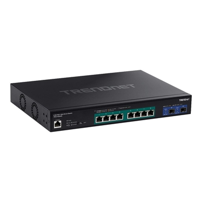 Product Network Switch Trendnet 10-Port 2,5G Web Smart PoE+ w.10G SFP+ Slots base image