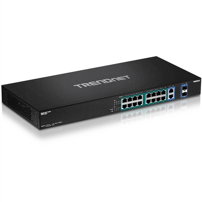 Product Network Switch Trendnet 18-Port Gigabit High Power PoE+ (440W) base image