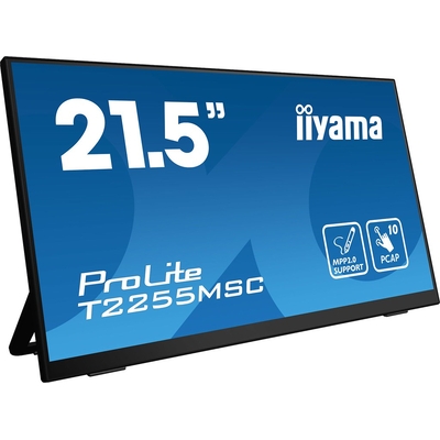 Product Monitor 21,5" Iiyama 54.5cm T2255MSC-B1 16:9 M-touch HDMI+USB IPS base image