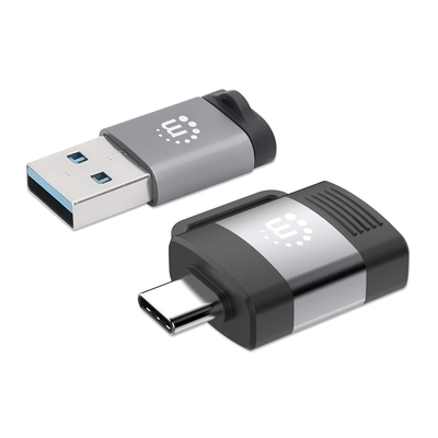 Product Αντάπτορας USB Manhattan 2er Set USB-C to USB-A & USB-A to USB-C base image