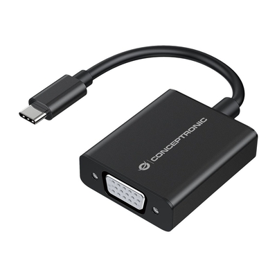 Product Αντάπτορας USB Conceptronic USB-C -> VGA 1080P60Hz 0.15m base image