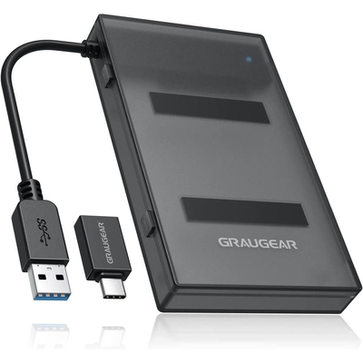 Product Θήκη Σκληρού Δίσκου GrauGear USB-A/C 3.1 2,5" SATA SSD/HDD base image