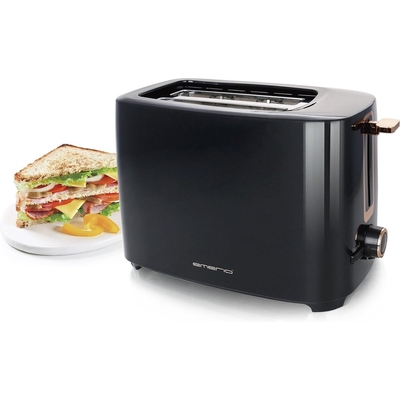 Product Φρυγανιέρα Emerio 2 slices, black, thermostat base image