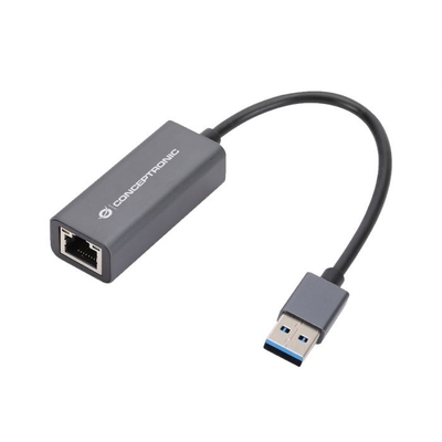 Product Αντάπτορας Δικτύου USB Conceptronic USB3.0-> RJ45 10/100/1000 0.15m base image
