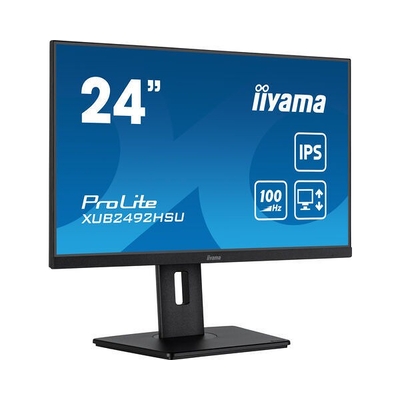 Product Monitor 23,8" Iiyama 60.5cm XUB2492HSU-B6 16:9 HDMI+DP+4xUSB IPS base image