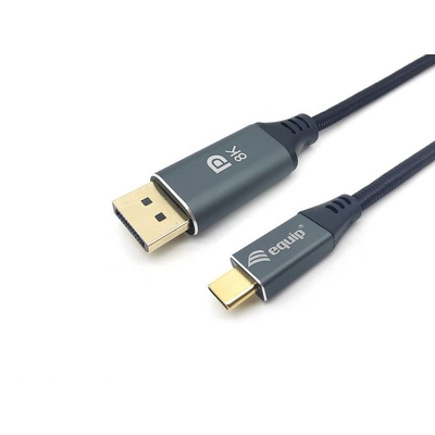 Product Καλώδιο USB Equip USB-C -> DisplayPort 8K60Hz 3.00m sw base image