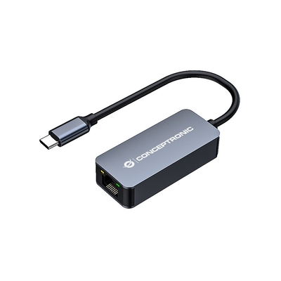 Product Αντάπτορας Δικτύου USB Conceptronic USB-C -> RJ45 10/100/1000/2500 0.15m base image