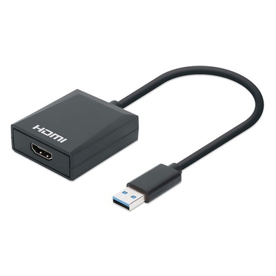 Product Αντάπτορας USB Manhattan USB-A USB 3.1 Gen 1 to HDMI-1080p@60Hz base image