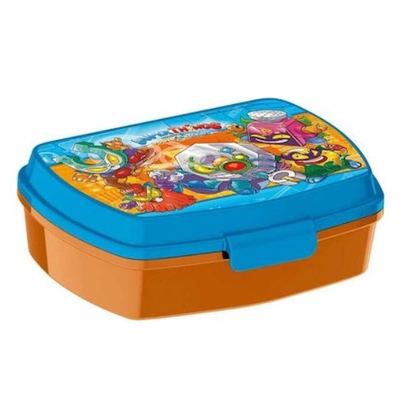 Product Κουτί Για Sandwich SuperThings Kazoom kids Μπλε Πορτοκαλί Πλαστικό (17 x 5.6 x 13.3 cm) base image