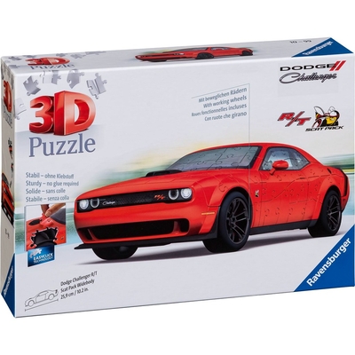 Product 3D Puzzle Ravensburger Dodge Challenger R/T Scat Pack Widebody base image