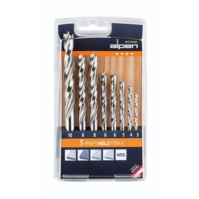 Product Τρυπάνια Alpen PTM 8 Profi Wood 8-pcs. base image