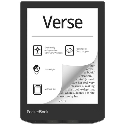 Product Ebook Reader PocketBook Verse Mist Grey base image